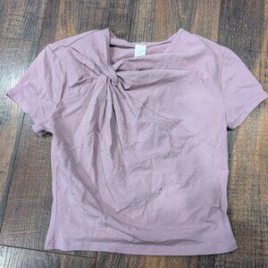 Lululemon front twist crop top